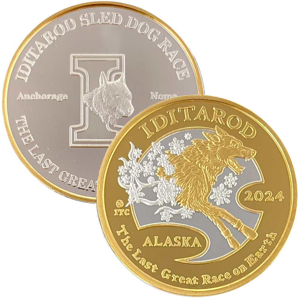 2024 Gold Relief Coin Iditarod