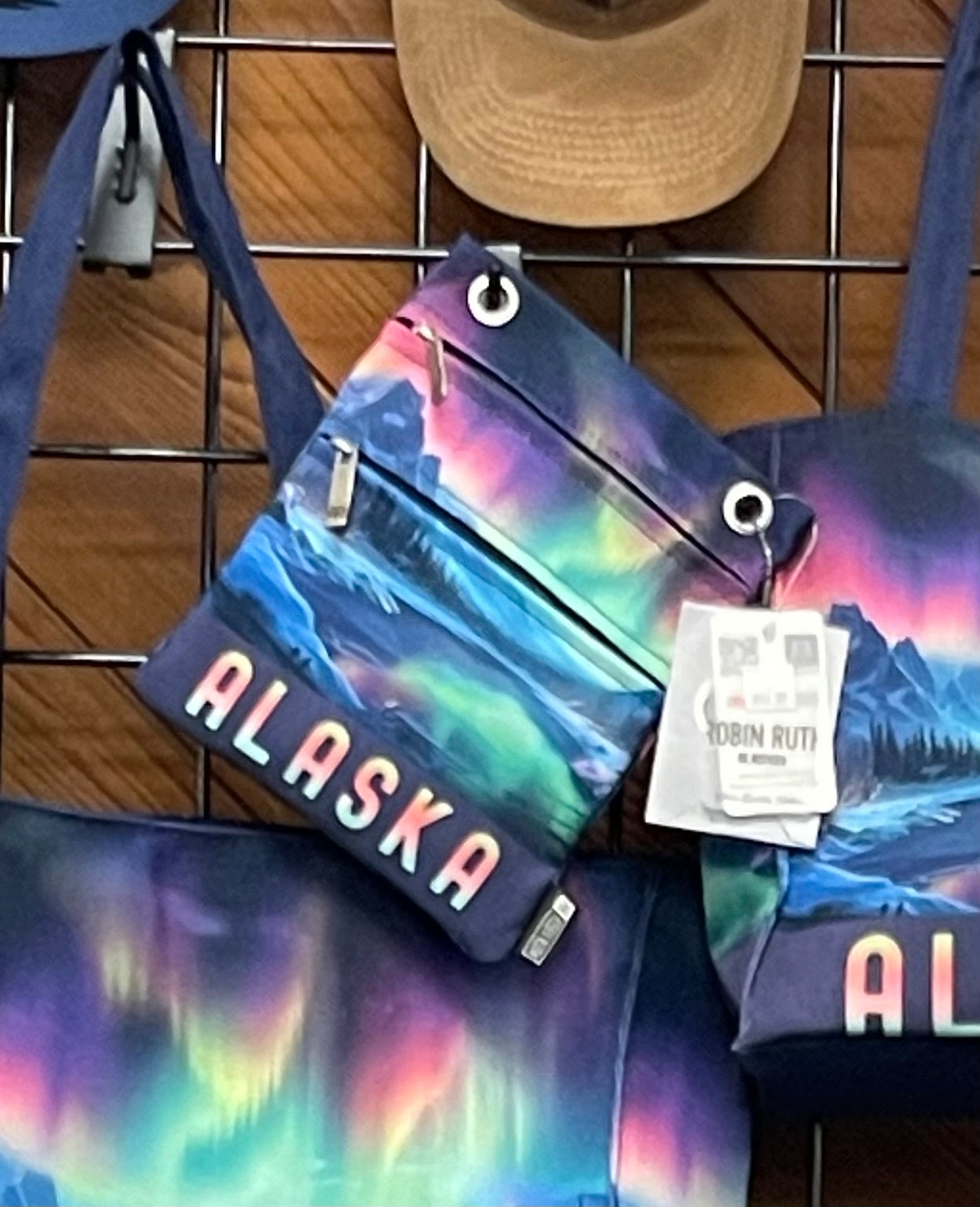 Cross Body Double Zipper Purse - N Lights