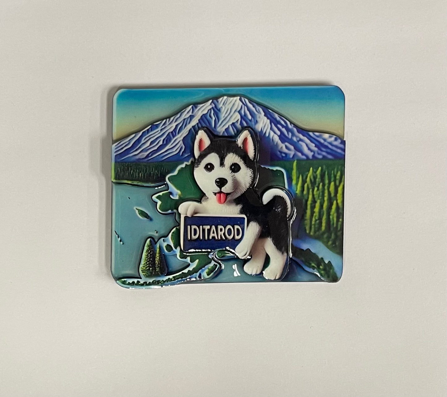 Pup w/Sign Magnet