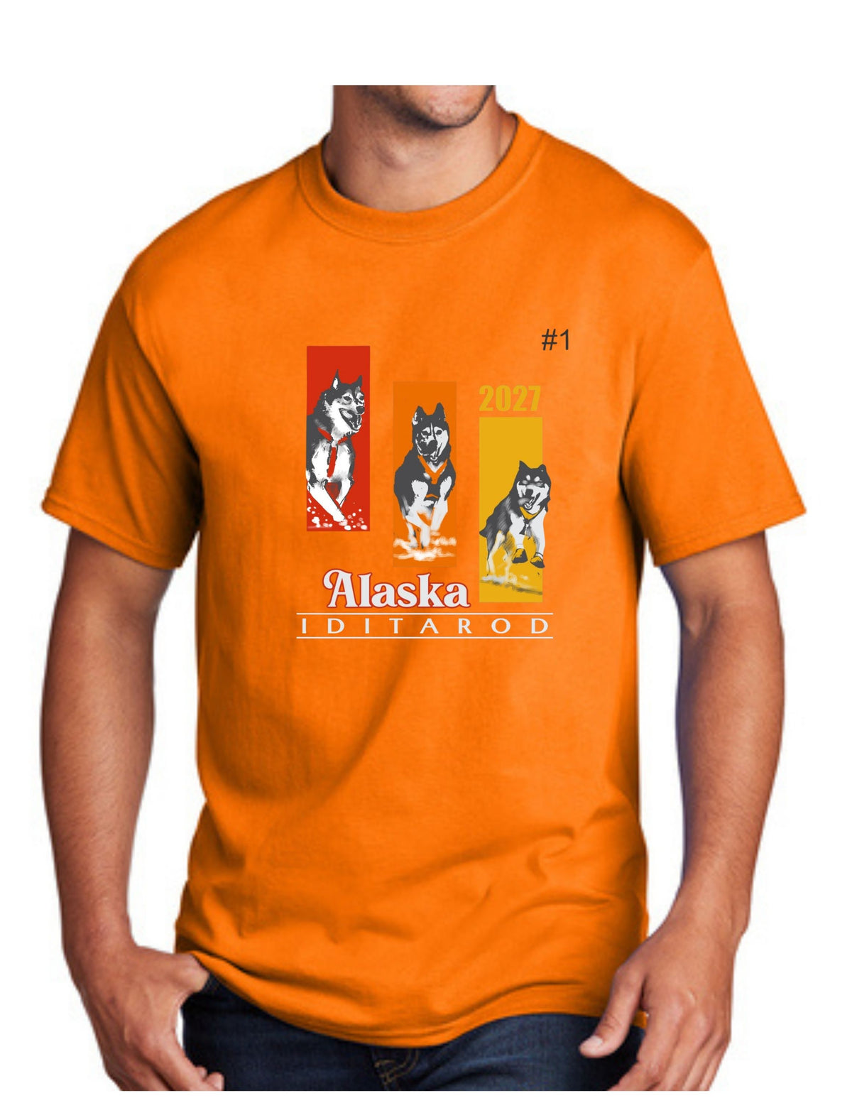 2027 T Shirt - Orange