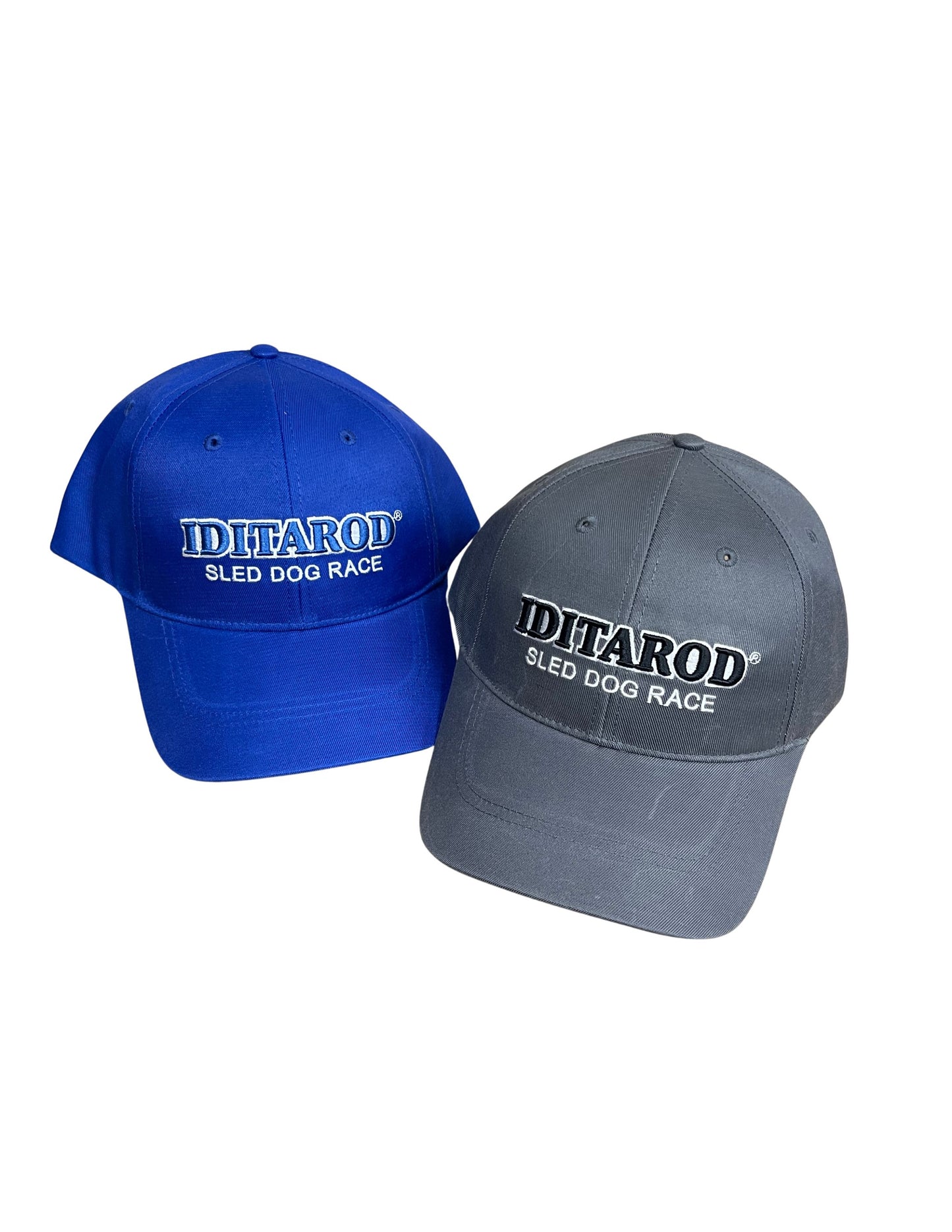Embroidered Iditarod Logo Hat - Blue