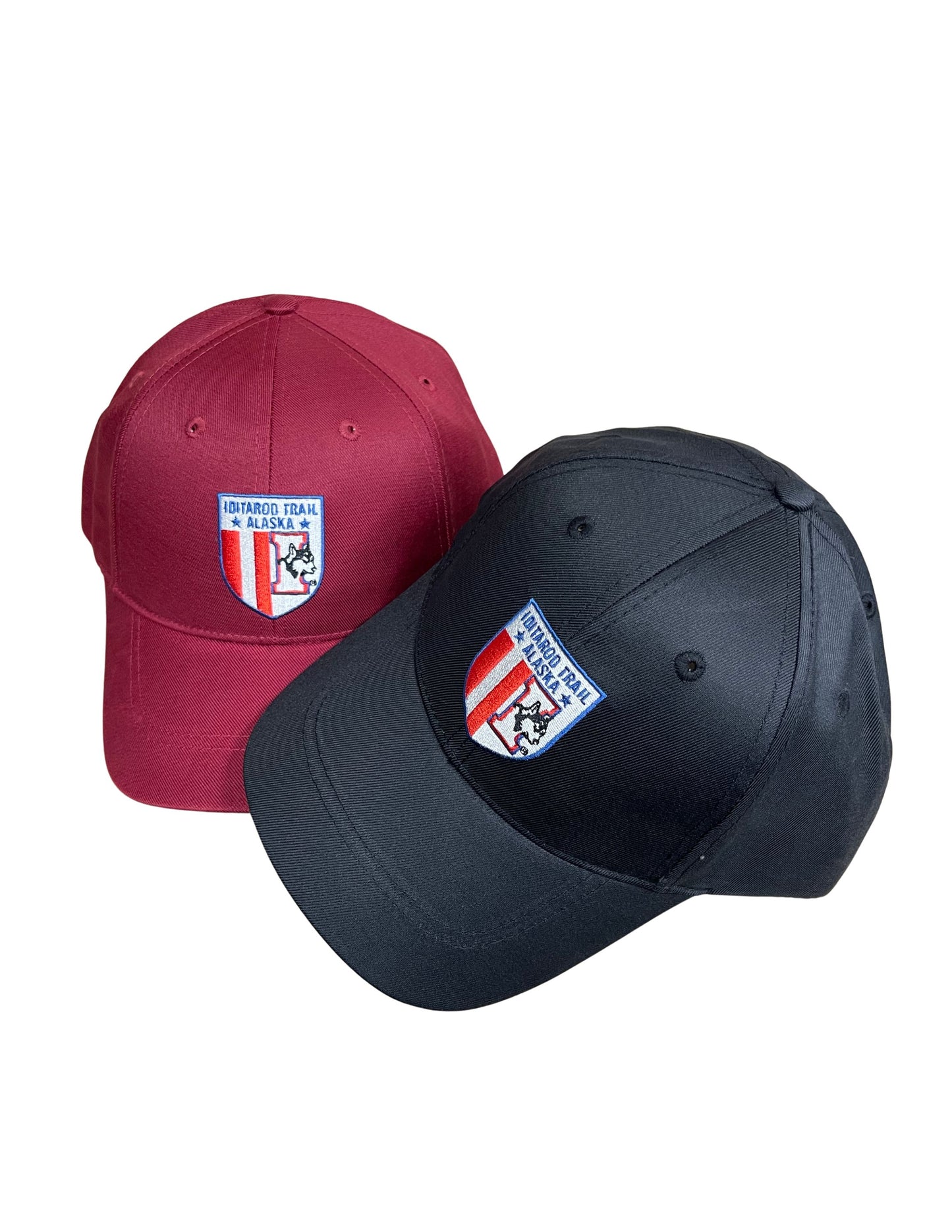 Embroidered Shield Logo Baseball Cap - Maroon