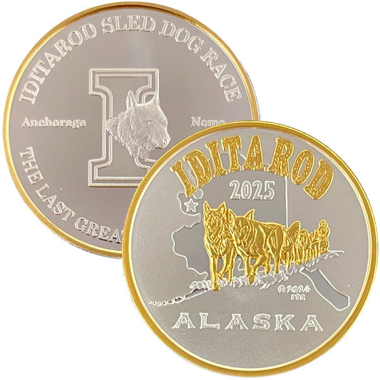 2025 Coin Single Sided Gold Relief