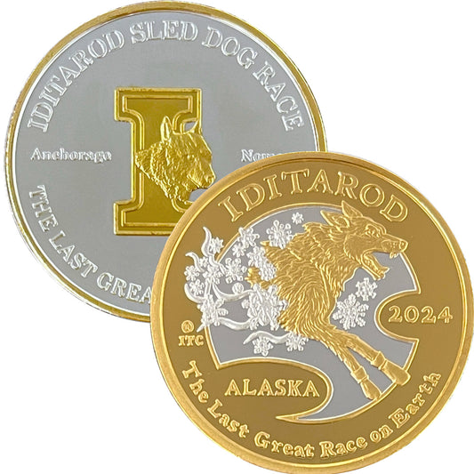 2024 Double Side Gold Relief Coin