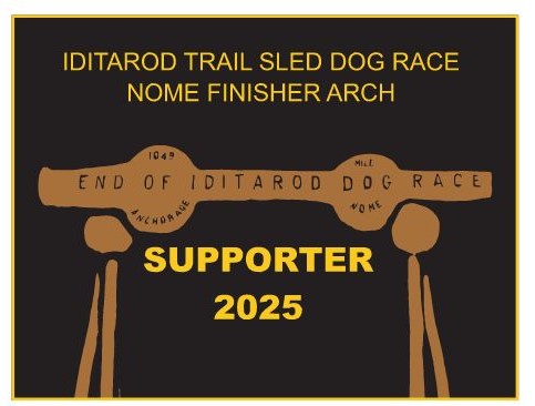 Limited Edition Iditarod Finishers Arch Supporter Pin