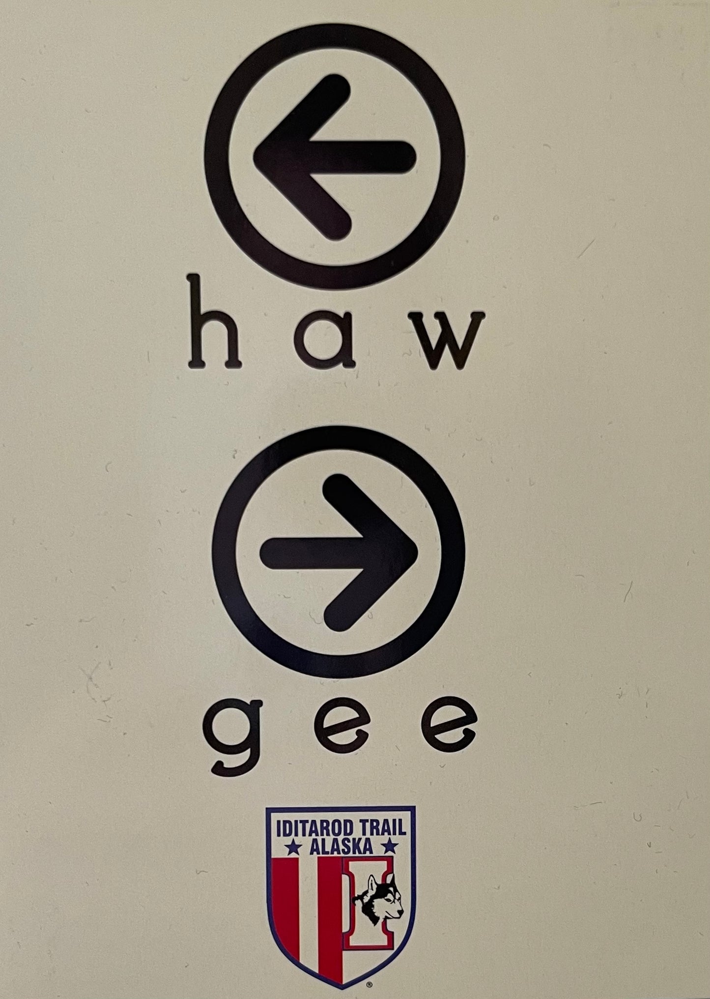 Haw/Gee Postcard