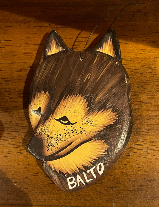 Flat Balto ornament