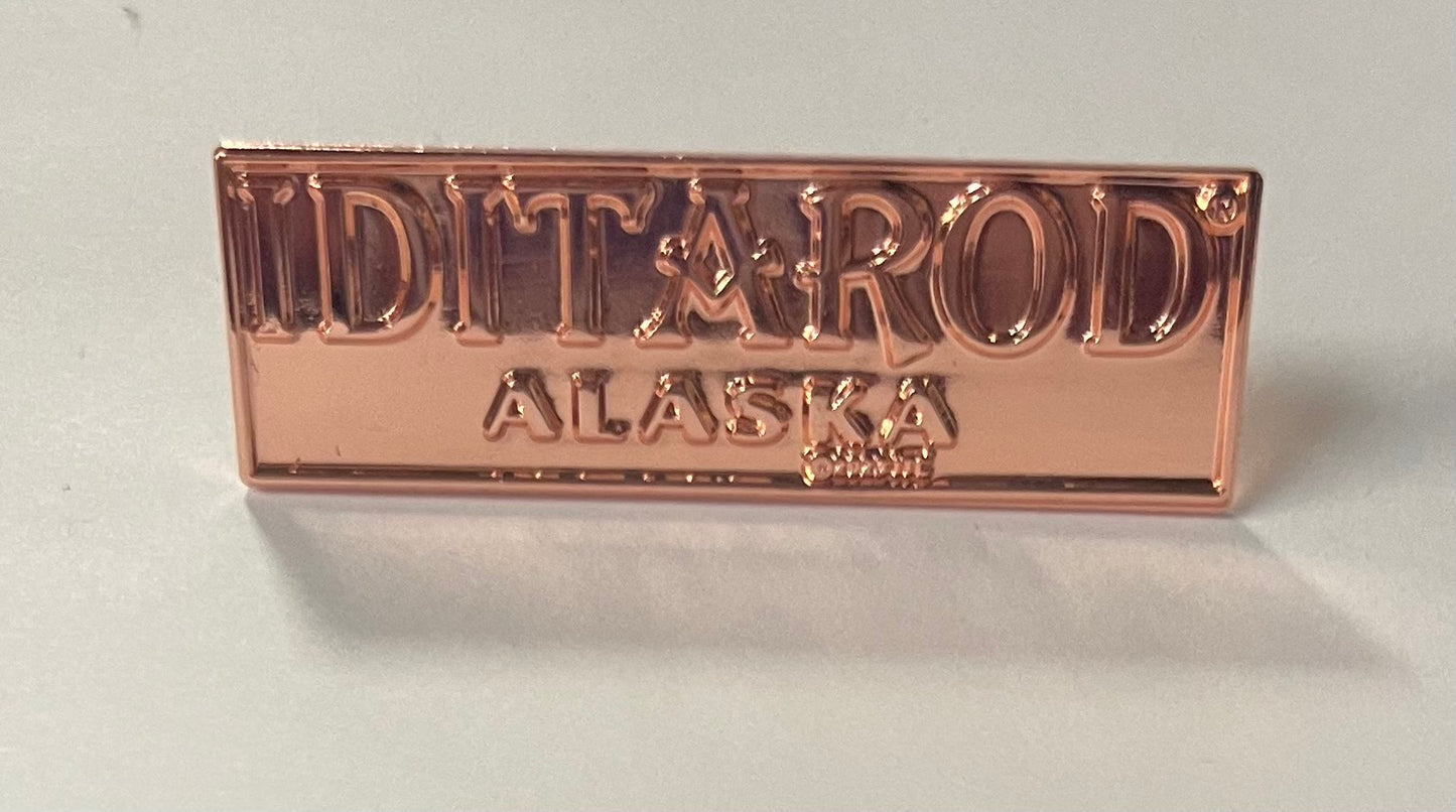 Copper Iditarod Pin