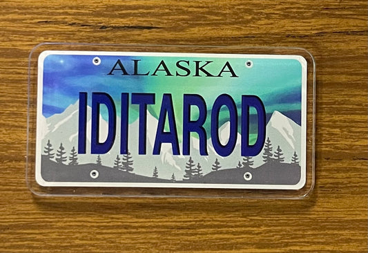 License Plate Acrylic Magnet