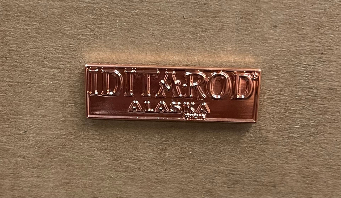 Copper Iditarod Pin