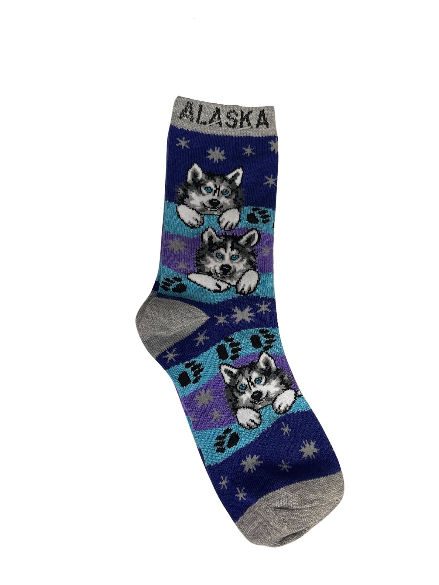 Adult Sock Husky Paws