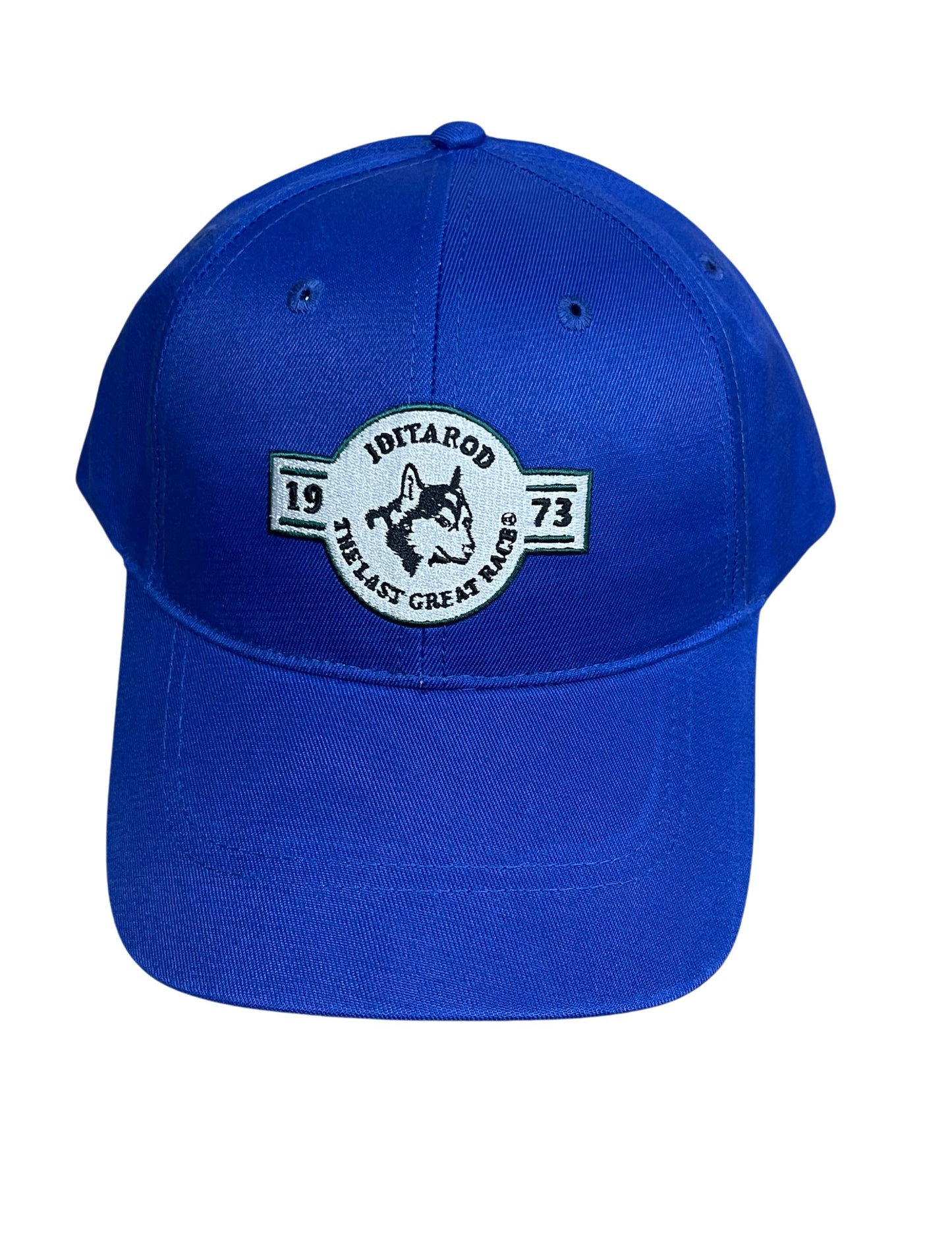 Embroidered Husky Logo Baseball Cap - Blue