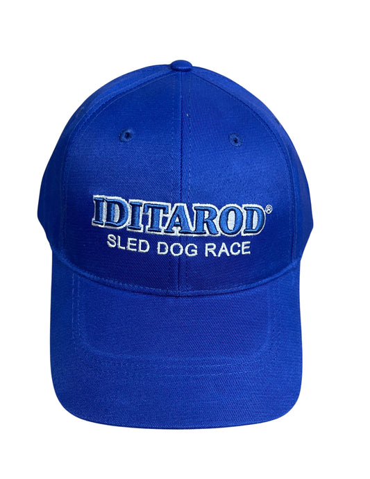 Embroidered Iditarod Logo Hat - Blue