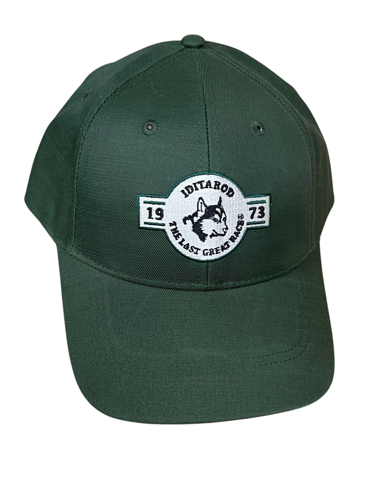 Embroidered Husky Logo Baseball Cap - Green