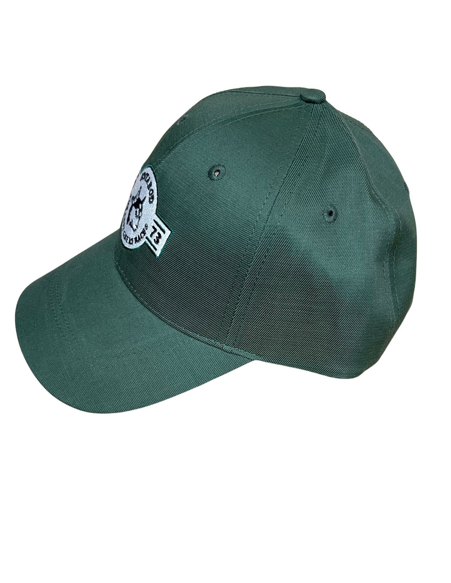 Embroidered Husky Logo Baseball Cap - Green
