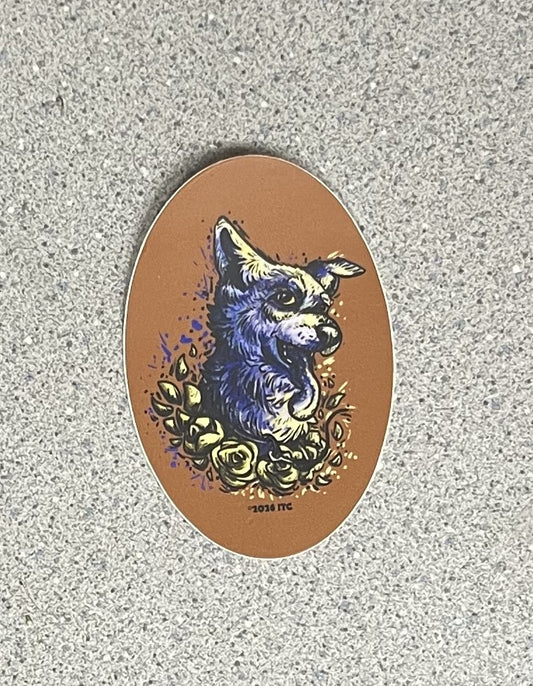Husky Face sticker