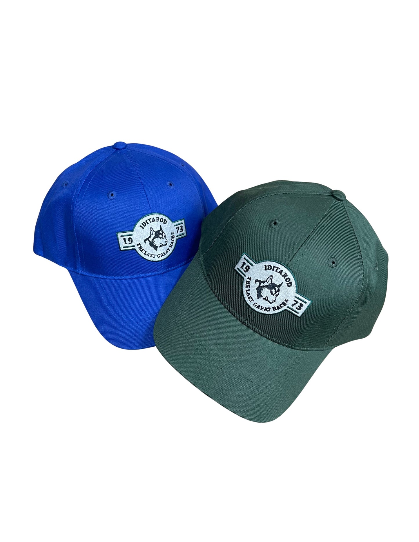 Embroidered Husky Logo Baseball Cap - Green
