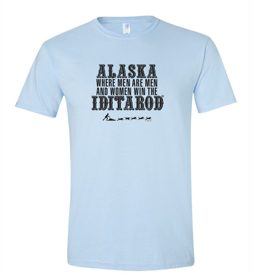 Men Are Men T Shirt Lt Blue