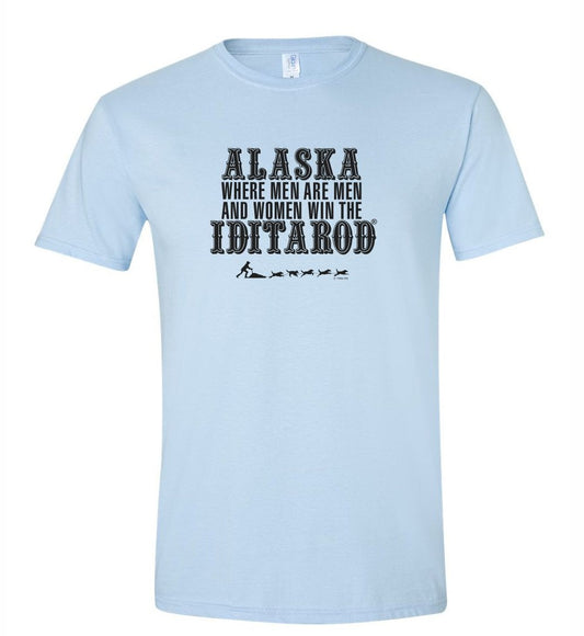 Men Are Men T Shirt Lt Blue