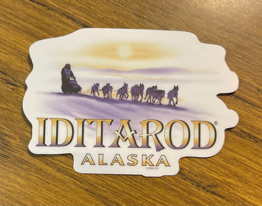 Musher Sunset Sticker