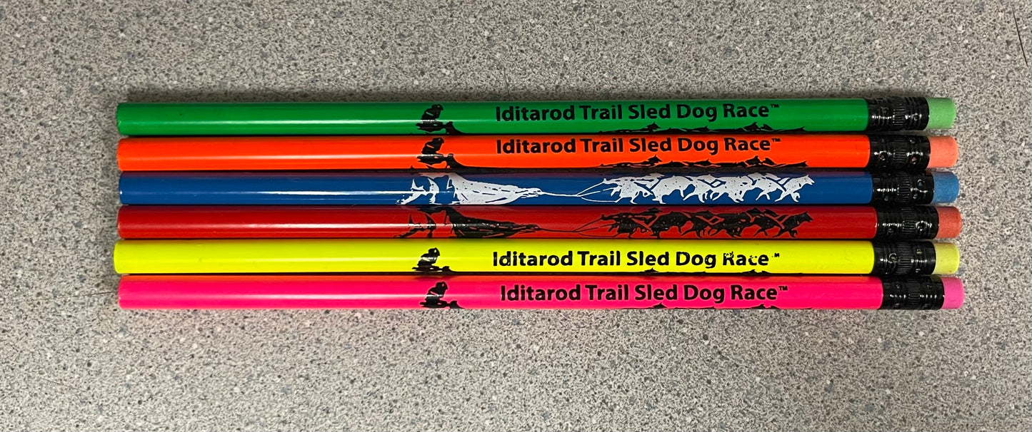 Iditarod Dogteam Pencil