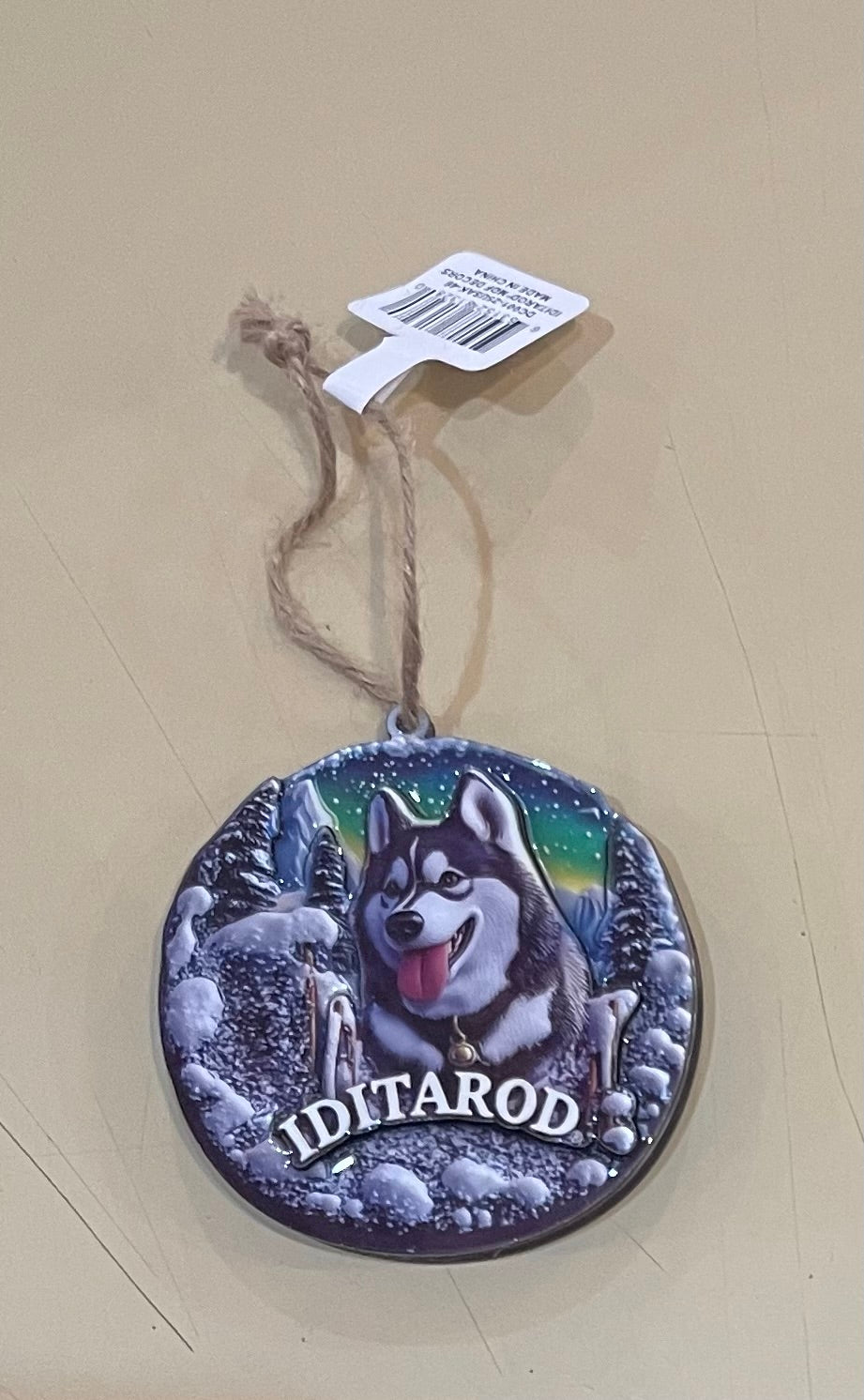 Single Husky Ornament